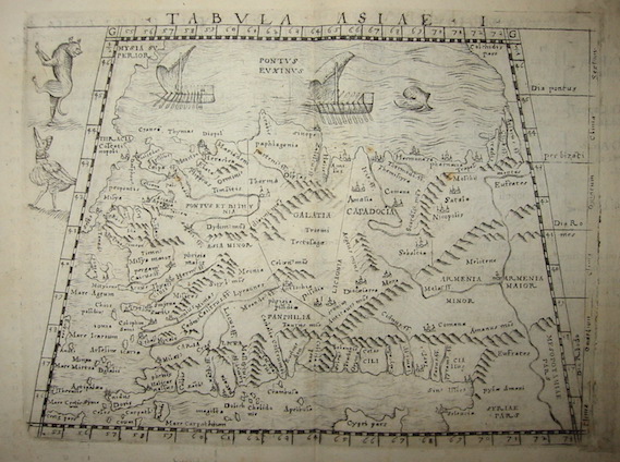 Gastaldi Giacomo (1500-1566) Tabula Asiae I 1548 Venezia